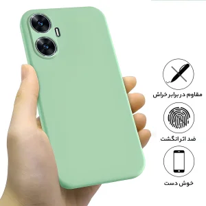 کاور گاردتک مدل Silicamp مناسب برای گوشی موبایل ریلمی C55 به همراه بند