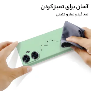 کاور گاردتک مدل Silicamp مناسب برای گوشی موبایل ریلمی C55 به همراه بند