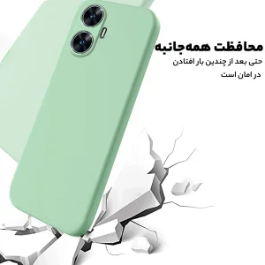 کاور گاردتک مدل Silicamp مناسب برای گوشی موبایل ریلمی C55 به همراه بند