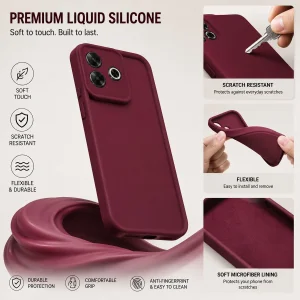 کاور گاردتک اساک مدل Silicone Puffer مناسب برای گوشی موبایل شیائومی Redmi 13X/ Redmi 13 4G