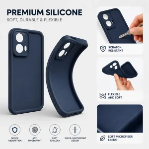 کاور گاردتک اساک مدل Silicone Puffer مناسب برای گوشی موبایل موتورولا Moto G24