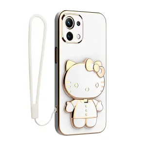 کاور اسپارتان مدل Kitty مناسب برای گوشی موبایل شیائومی Mi 11 Lite / Mi 11 Lite NE / Mi 11 Lite 5G به همراه بند نگهدارنده