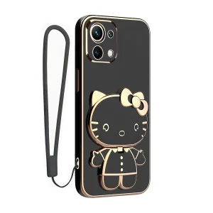 کاور اسپارتان مدل Kitty مناسب برای گوشی موبایل شیائومی Mi 11 Lite / Mi 11 Lite NE / Mi 11 Lite 5G به همراه بند نگهدارنده