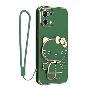 کاور اسپارتان مدل Kitty مناسب برای گوشی موبایل شیائومی Mi 11 Lite / Mi 11 Lite NE / Mi 11 Lite 5G به همراه بند نگهدارنده