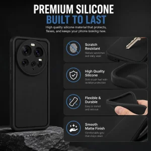 کاور گاردتک اساک مدل Silicone Puffer مناسب برای گوشی موبایل شیائومی Xiaomi 15 Ultra