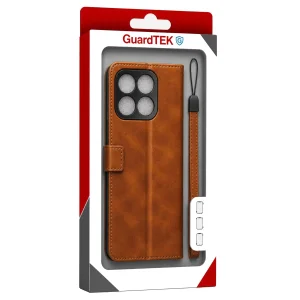 کیف کلاسوری گاردتک مدل  Flip cover strap مناسب برای گوشی موبایل آنر Honor X6B به همراه بند