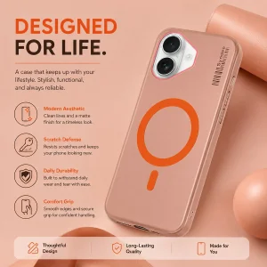 کاور گاردتک آساک مدل Syndee مناسب برای گوشی موبایل اپل iPhone 17