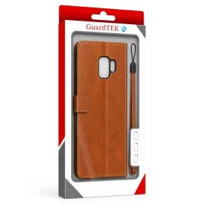 کیف کلاسوری گاردتک مدل  Flip cover strap مناسب برای گوشی موبایل سامسونگ Galaxy S9 به همراه بند