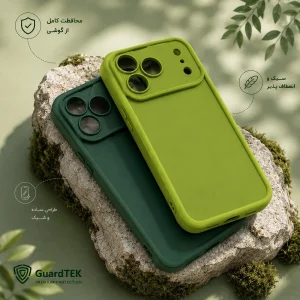 کاور گاردتک اساک مدل Silicone Puffer مناسب برای گوشی موبایل اپل iPhone 17 Pro