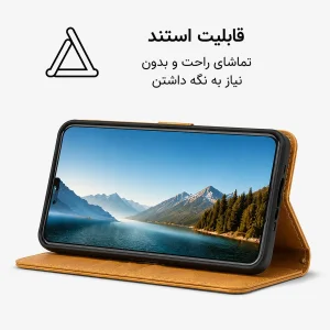 کیف کلاسوری گاردتک اساک مدل Prime مناسب برای گوشی موبایل سامسونگ Galaxy A33 5G به همراه بندآویز