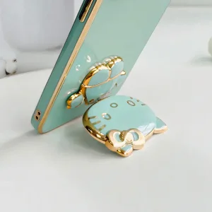 کاور گاردتک آساک مدل Kitty Strap مناسب برای گوشی موبایل  سامسونگ Galaxy S22 به همراه بند