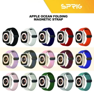 بند اسپریگ مدل Magnetic Ocean مناسب برای اپل واچ Ultra 49mm / Ultra 2 49mm