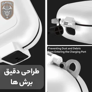 کاور سامورایی مدل Quad-38 مناسب برای کیس هدفون سامسونگ Galaxy Buds Live / Buds Pro / Buds 2 / Buds 2 Pro / Buds FE / Buds Core