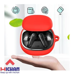 کاور میچان مدل silicone مناسب برای کیس هدفون بی سیم انکر SoundCore Liberty Air 2 Pro