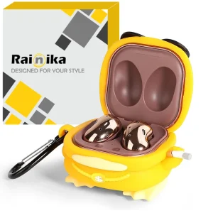 کاور رینیکا مدل Buds Funny Glasses Duck مناسب برای کیس هدفون بی سیم سامسونگ Galaxy Buds Live / Buds Pro / buds 2 / buds 2 pro / Fe