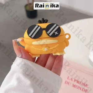 کاور رینیکا مدل Buds Funny Glasses Duck مناسب برای کیس هدفون بی سیم سامسونگ Galaxy Buds Live / Buds Pro / buds 2 / buds 2 pro / Fe