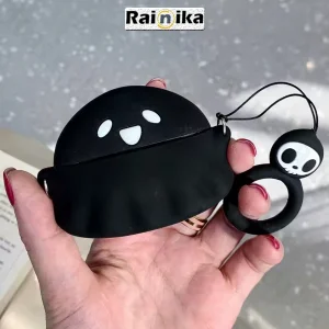 کاور رینیکا مدل 4Pro Ghost Bk مناسب برای کیس هدفون سامسونگ Galaxy Buds 4 / Buds 4 Pro