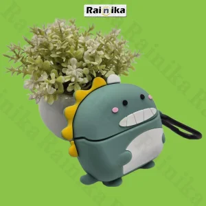 کاور رینیکا مدل Galaxy 3Pro Chubby Dinosaur مناسب برای کیس هدفون سامسونگ Galaxy Buds 3 / Buds 3 Pro (2024) / Buds 3 Fe (2025)