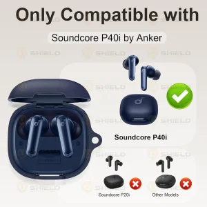 کاور آلتیمیت شیلد مدل Silicone UL مناسب برای کیس هدفون بی‌سیم انکر Soundcore P40i