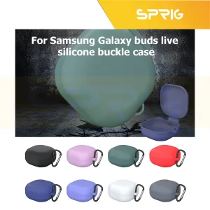 کاور اسپریگ مدل Hard Silicon مناسب برای هدفون بی سیم سامسونگ galaxy buds 2 / buds pro / buds live / buds 2 Pro