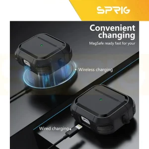 کاور اسپریگ مدل Eggshell-SMP مناسب برای کیس اپل AirPods 4