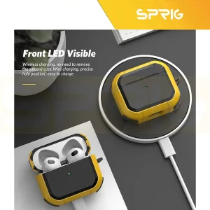 کاور اسپریگ مدل Eggshell-SMP مناسب برای کیس اپل AirPods 4