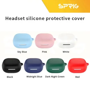کاور اسپریگ مدل Silicone-SP مناسب برای کیس هدفون بی سیم انکر Soundcore R60i NC / P31i