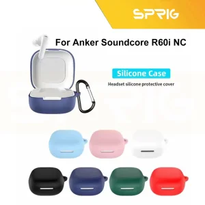 کاور اسپریگ مدل Silicone-SP مناسب برای کیس هدفون بی سیم انکر Soundcore R60i NC / P31i