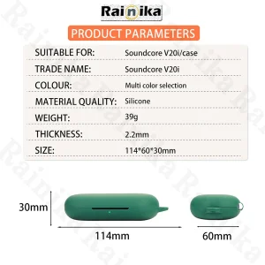 کاور رینیکا مدل V20 i مناسب برای کیس هدفون بی سیم انکر Soundcore V20i