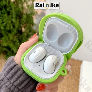 کاور رینیکا مدل Buds Green Eye مناسب برای کیس هدفون بی سیم سامسونگ Galaxy Buds Live / Buds Pro / buds 2 / buds 2 pro / Fe