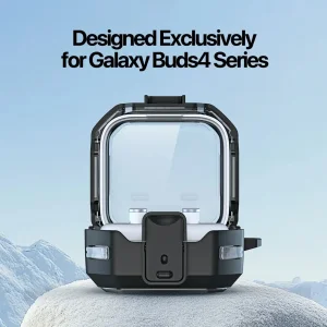 کاور آکوآرا مدل CLRShell مناسب برای کیس هدفون سامسونگ Galaxy Buds 4 / Buds 4 Pro