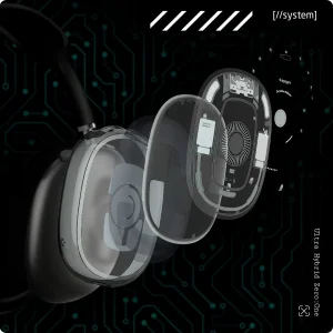 کاور اسپیگن مدل Ultra Hybrid Pro مناسب برای هدست اپل ایرپاد مکس بسته 2 عددی