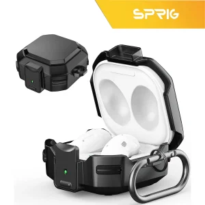 کاور اسپریگ مدل EggShell مناسب برای کیس سامسونگ Galaxy buds 2 / buds pro / buds live / buds 2 Pro