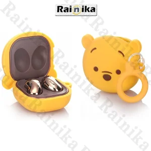 کاور رینیکا مدل Buds Funny Winnie Bear مناسب برای کیس هدفون بی سیم سامسونگ Galaxy Buds Live / Buds Pro / buds 2 / buds 2 pro / Fe