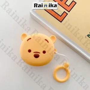 کاور رینیکا مدل Buds Funny Winnie Bear مناسب برای کیس هدفون بی سیم سامسونگ Galaxy Buds Live / Buds Pro / buds 2 / buds 2 pro / Fe