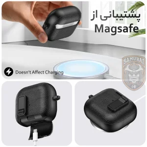 کاور سامورایی مدل Quad-41 مناسب برای کیس هدفون سامسونگ Galaxy Buds 3 Pro / Buds 3 / Buds 3 FE