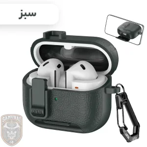 کاور سامورایی مدل Quad-41 مناسب برای کیس هدفون سامسونگ Galaxy Buds 3 Pro / Buds 3 / Buds 3 FE