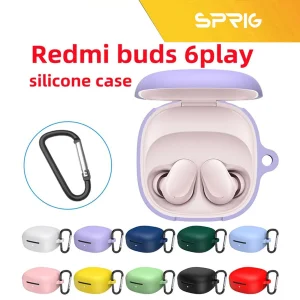 کاور اسپریگ مدل Silicone-SP مناسب برای کیس هدفون بلوتوثی شیائومی Redmi Buds 6 Play