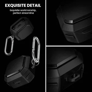 کاور اپیکوی مدل EggShell Airbag مناسب برای کیس هدفون سامسونگ Galaxy Buds Pro / 2 Pro / 2 به همراه آویز