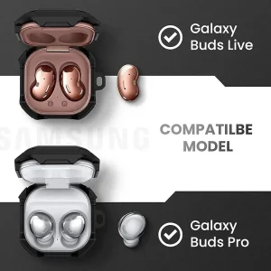 کاور اپیکوی مدل EggShell Airbag مناسب برای کیس هدفون سامسونگ Galaxy Buds Pro / 2 Pro / 2 به همراه آویز
