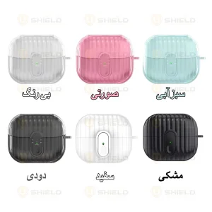 کاور آلتیمیت شیلد مدل Ribbed Shell مناسب برای کیس سامسونگ Galaxy Buds 3 / 3 Pro
