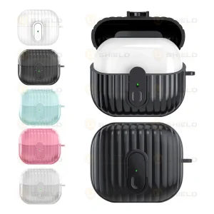 کاور آلتیمیت شیلد مدل Ribbed Shell مناسب برای کیس سامسونگ Galaxy Buds 3 / 3 Pro