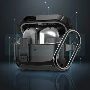 کاور آکوآرا مدل LockShell مناسب برای کیس سامسونگ Galaxy Buds 3 FE