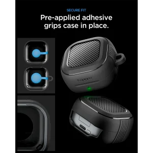 کاور اسپیگن مدل Rugged Armor مناسب برای کیس هدفون بی سیم سامسونگ Galaxy Buds 4 Pro / Buds 4