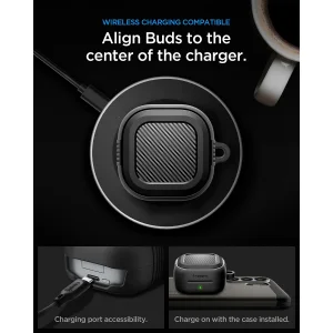 کاور اسپیگن مدل Rugged Armor مناسب برای کیس هدفون بی سیم سامسونگ Galaxy Buds 4 Pro / Buds 4