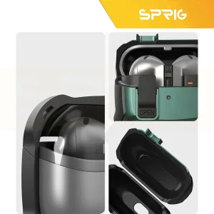 کاور اسپریگ مدل Eggshell-SP-Lockable مناسب برای کیس سامسونگ Galaxy Buds 3 / 3 Pro