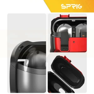 کاور اسپریگ مدل Eggshell-SP-Lockable مناسب برای کیس سامسونگ Galaxy Buds 3 / 3 Pro