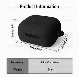 کاور آلتیمیت شیلد مدل Silicone UL مناسب برای کیس هدفون بی‌سیم انکر Soundcore P30i