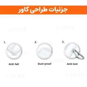 کاور لوکسار مدل Clearer -800 مناسب برای کیس اپل Airpods 4