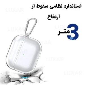 کاور لوکسار مدل Clearer -800 مناسب برای کیس اپل Airpods 4
